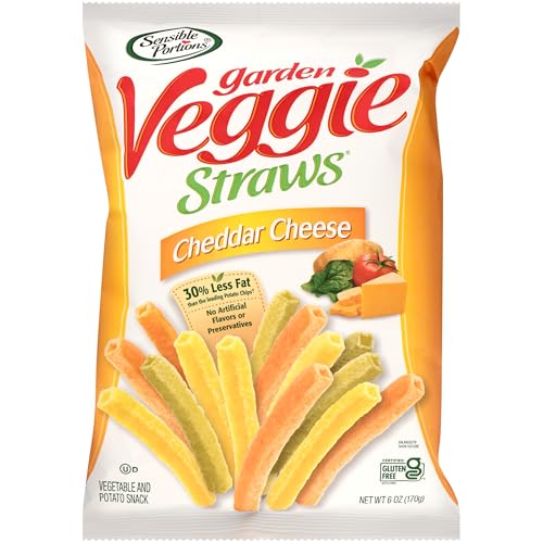 Sensible Portions Garden Veggie Cheddar Cheese Straws, 6 oz