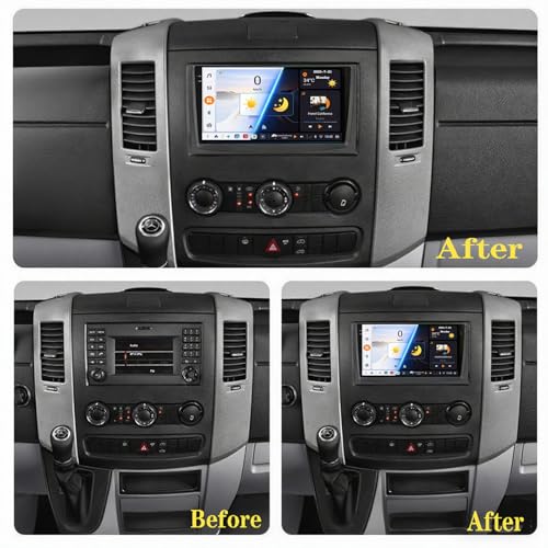 Autoradio GPS Navigation Android 15.0 Crafter Sprinter 9'' Cartablet - 2