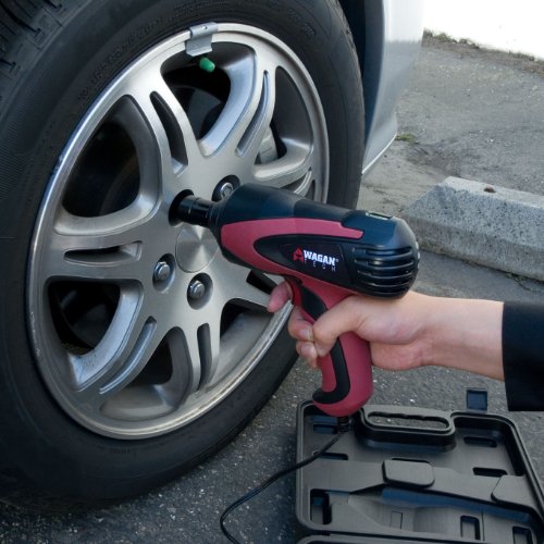 Wagan EL2257 12V DC Mighty Impact Wrench, 1/2 inch 12 Volt Electric Impact Wrench Kit, 271 ft-lbs, Tire Repair Tools with Sockets and Carry Case