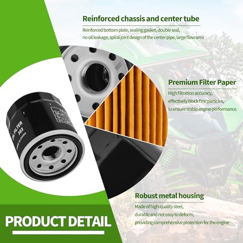 Image of 2PCS 2520799 Oil Filter 3084963 for Polaris Sportsman 400 450 500 570 850 Ranger Scrambler 850 1000 XP Magnum 325 425 500 ATP Trail boss Hawkeye Xpedition Xplorer