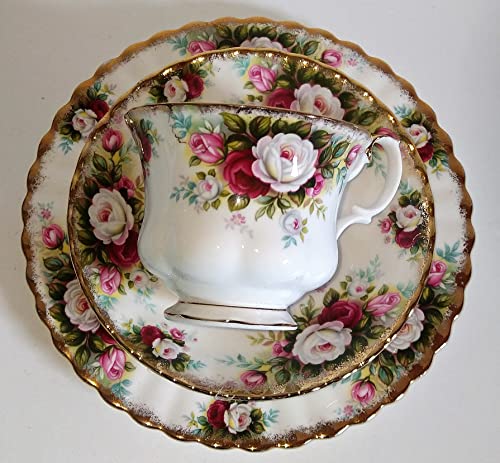 / Royal Albert - Tazza da collezione/celebrazione / 1 tazza - 1 piattino - 1 piatto da torta/originale/Bone China
