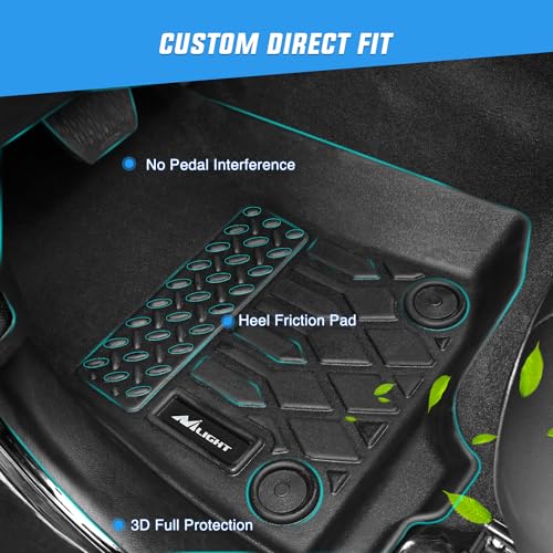Image of Nilight TPE Floor Mats for Chevy Blazer 2019-2026