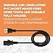 Pressure Power Cord Compatible with Crock-Pot 4 & 8 Quart Express Multicooker SCCPPC400-V1 & SCCPPC800-V1,3ft Power Cord Cable Replacement for Instant Pot,Rice Cooker,2 Pin /2 Prongs