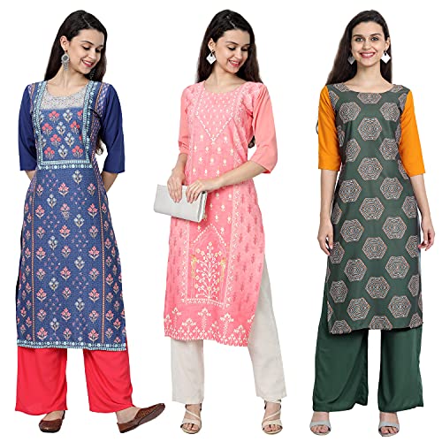 Image of Women's Crepe Straight Kurta