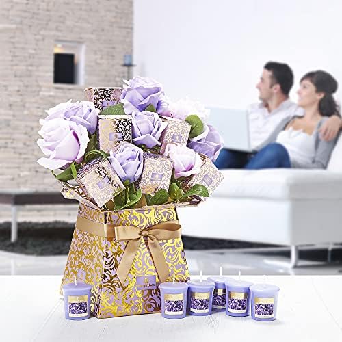 the gift box Candle Bouquet Gifts For Women Gifts for Mum Ladies Luxury Gifts for Birthday (VelvetRose)