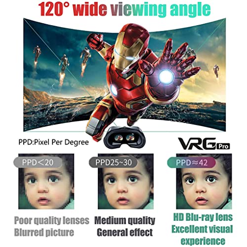 Casque VR compatible Android iOS lunettes réalité virtuelle 3D pour smartphone portable - 4