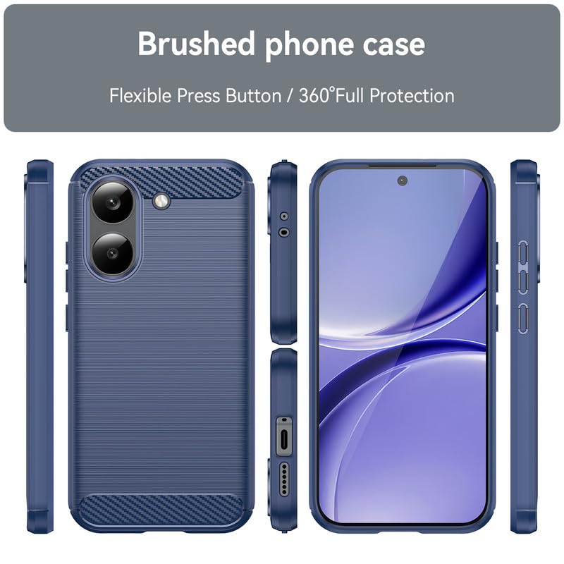 Image of Basic Case for Poco X8 Pro 5G (Carbon Fibre Blue)