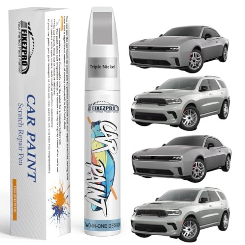 Image of Triple Nickel(PSE /SSE) Touch Up Paint for Dodge, Exact Color Match Car Paint Scratch Repair Remover Pen Kit Fix Vehicle Chips and Automotive Nicks Scuff