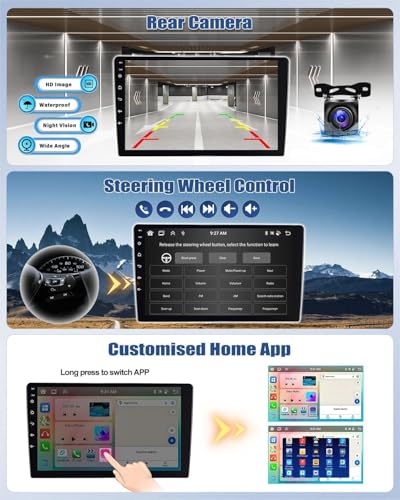 Autoradio Android connecté pour voyager en Ford Focus avec navigation grand écran de 9" - 7
