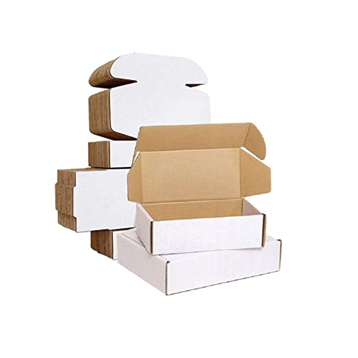 Box Brother 3 Ply White Flap Corrugated Packaging Box Size: 6x4x2 Length 6 inch Width 4 inch Height 2 inch 3Ply Corrugated Packaging Box (Pack of 100)-image-35