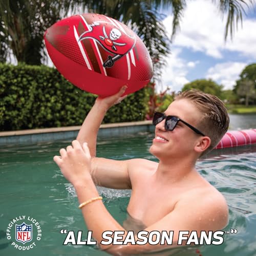 Image of BigMouth 18 inch Inflatable Pool Football Officially Licensed NFL Fan Gear Merchandise Beach Ball Games for Adults and Teens