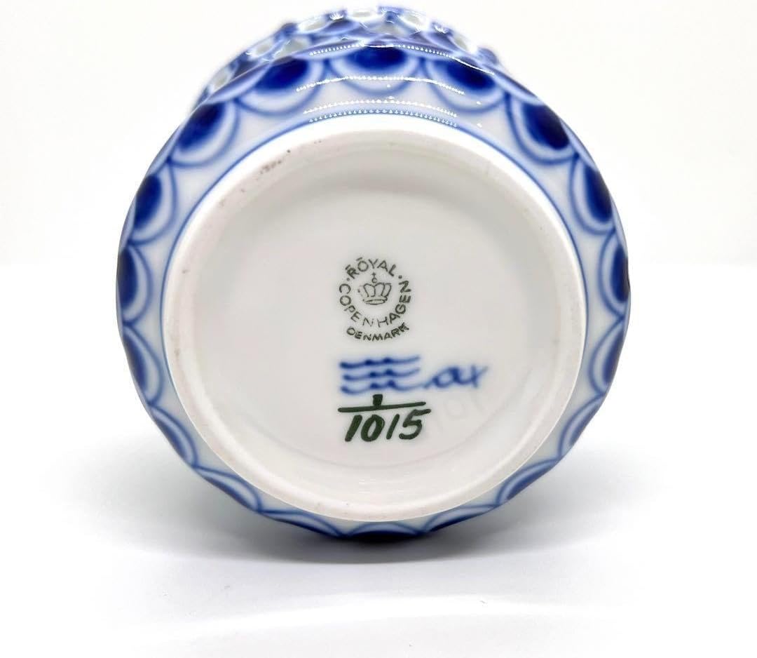 美品✨ ロイヤルコペンハーゲン ブルーフルーテッド フルレース シガーホルダー ロイヤルコペンハーゲン シガーカップ□ブルーフルーテッド フル