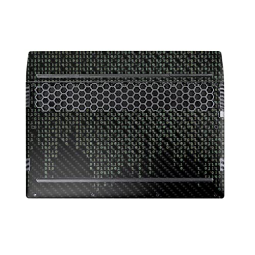 Image of MightySkins Carbon Fiber Skin Compatible with Alienware M17 R5 (2022) Full Wrap Kit - Red Pill | Protective, Durable Textured Carbon Fiber Finish | Easy to Apply & Change Styles | Made in The USA