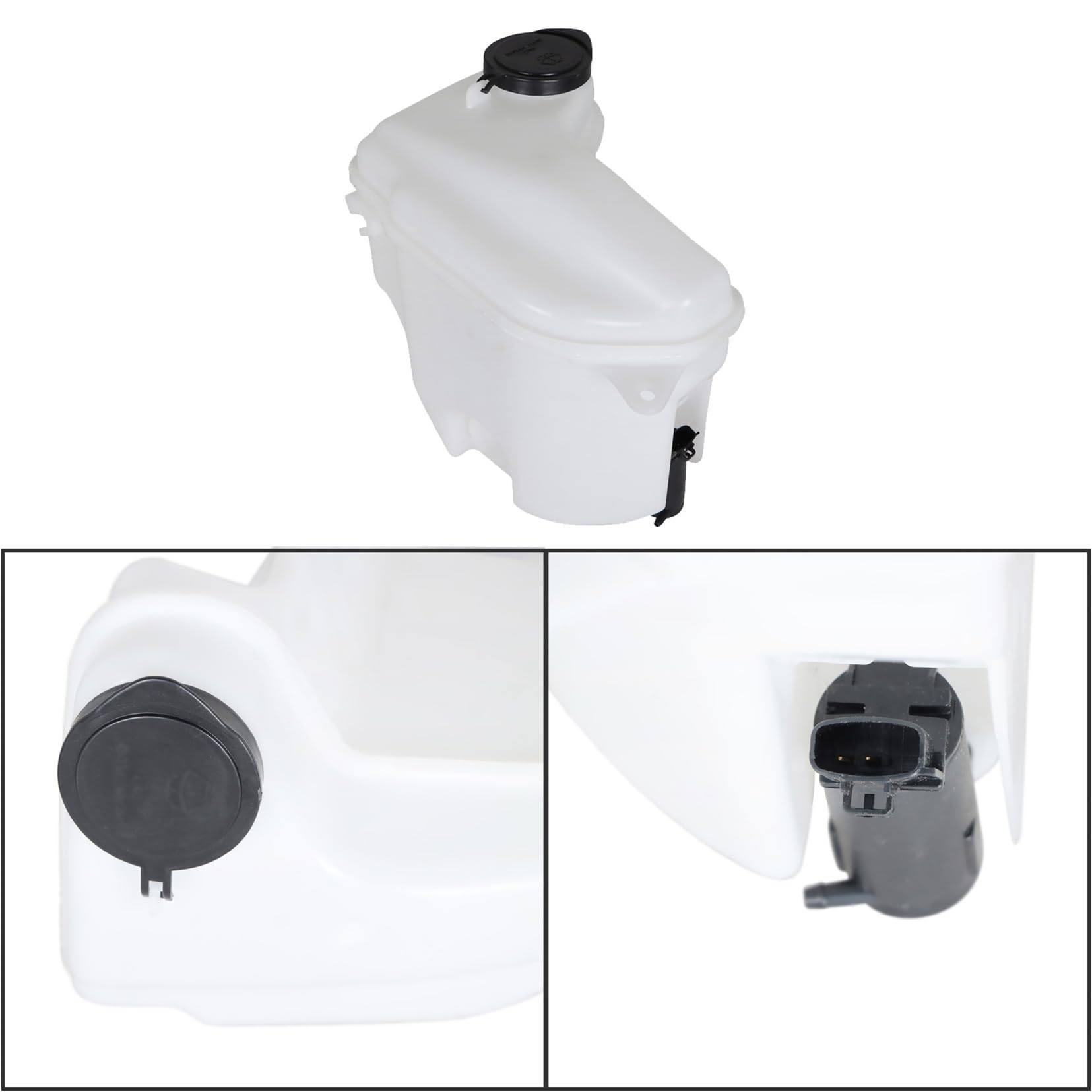 Depósito de líquido para limpiaparabrisas blanco de 1,8 L, repuesto para Prizm Corolla 8531502030 85315-02030 85315-02030 1998 1999 2000 2001 2002