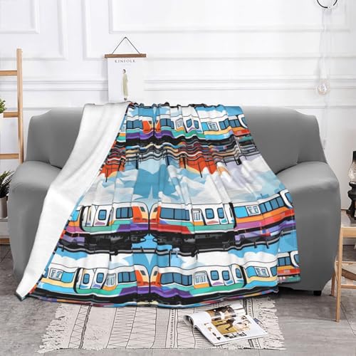 Plaid lit monorail couverture polaire douce pour soirées canapé