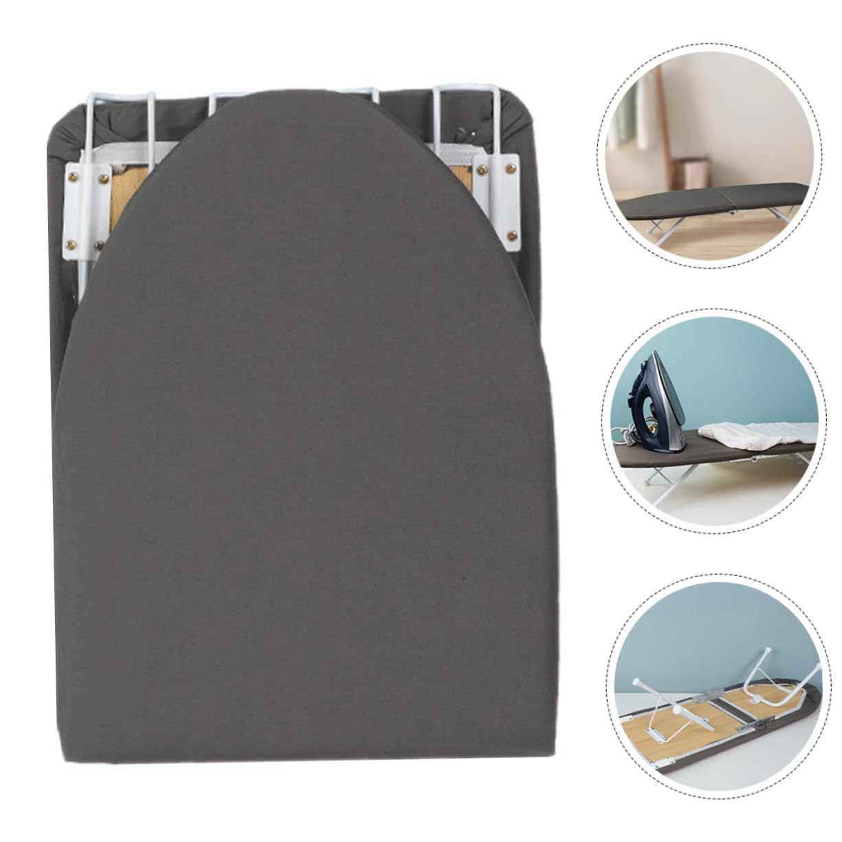 Ciieeo Tabla de Planchar Plegable para Ropa Mini Soporte Estable y Fácil Transporte para Hogar