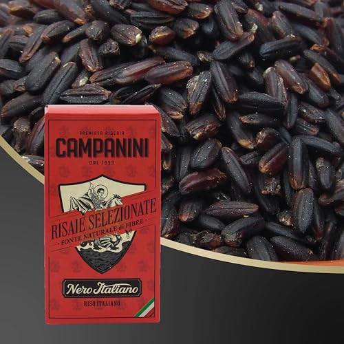 RISO NERO Schwarzer Reis RISERA CAMPANINI 500g aus Italien orientalischer Reis