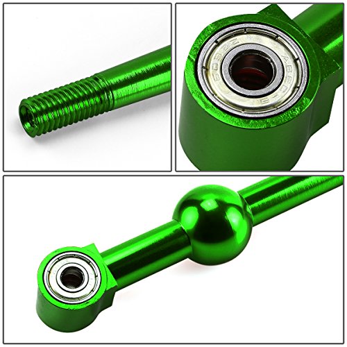 Auto Dynasty Compatible with Civic/Del Sol/CRX/Integra Dual Bend Manual Transmission Racing Short Throw Shifter (Green) - Image 3
