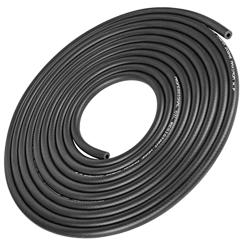 Image of 1 /4 Inch (6mm) ID Fuel Line Hose 15FT NBR Rubber Push Lock Hose High Pressure 300PSI for Automotive Fuel Systems Engines