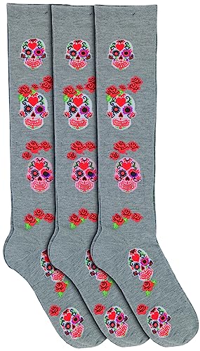 Image of ToBeInStyle Women's Colorful Patterned Design Knee High Socks