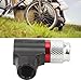 CO2 Bike Tire Inflator Insulated Sleeve Valve Valve UNF 3/8in Thread 12g 16g 18g 25g Cartridges Bike Pump (Black)