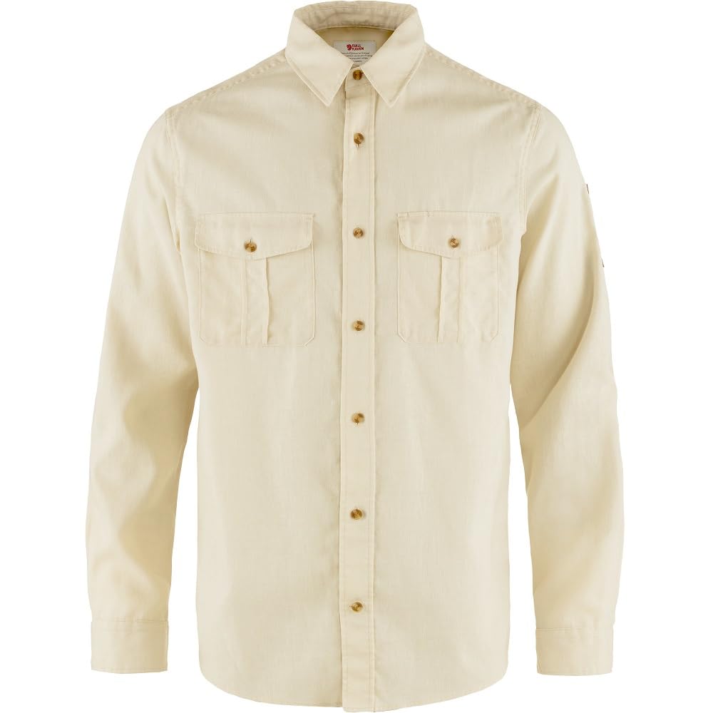 Fjallraven 87208-113 Övik Travel Shirt LS M Shirt Men's Chalk White Size M