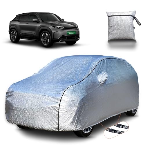 Image of Continental [SilverGuard] Dual Belts Extra Protection Toyota EBELLA Car Cover (2026) Build with Triple Stitched,Waterproof & Dustproof Car Cover for EBELLA (Metallic Silver).