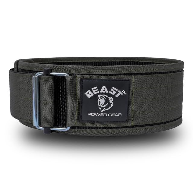 Cinto de ginástica com travamento automático para levantamento de peso masculino de 10 cm