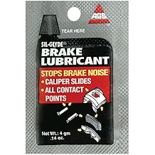 AGS Sil-Glyde Brake Lubricant, Single-Use 4g pouches, pack of 25 BK-1-25