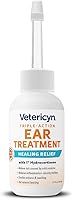 Vista 2 de Vetericyn Tratamiento de oído de triple acción para perros y gatos - Gotas para los oídos con 1% de hidrocortisona para el alivio de la infección