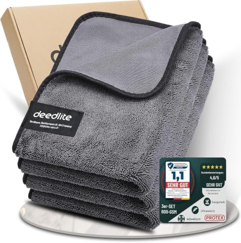 Deedlite Shiny Bath Wipes XXL Trockentuch Dusche Fast Dry Auto Trockentuch Mikrofasertücher Premium Tuch für Auto Duschkabine Haushalt Camping