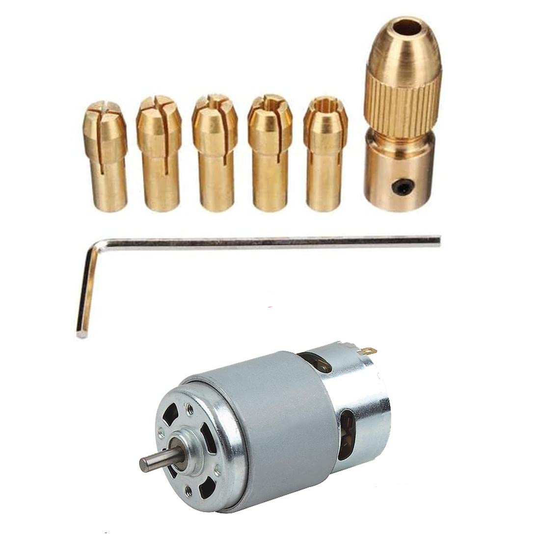 See full amazon price history chart for TECHKINS Shank Metal Drill Chuck Collet Bits Rotary with Screw, 0.5-3 mm for RS-775 motor(With 775 DC Motor) TECHKINS Shank Metal Drill Chuck Collet Bits Rotary with Screw, 0.5-3 mm for RS-775 motor(With 775 DC Motor) (B0BTP6F7MD) Amazon Price History, Amazon Price Tracker
