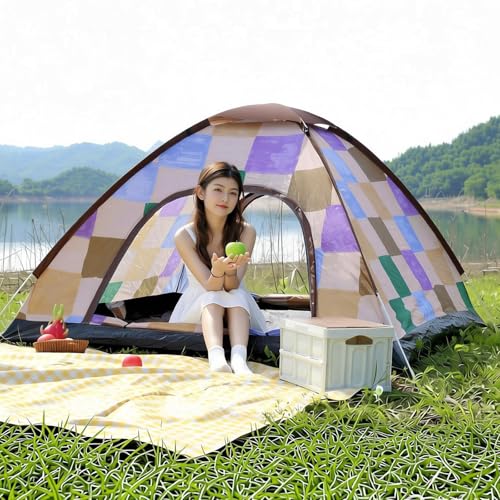 Carpa pop-up automática cuadros color 200x200x125cm miniatura 1