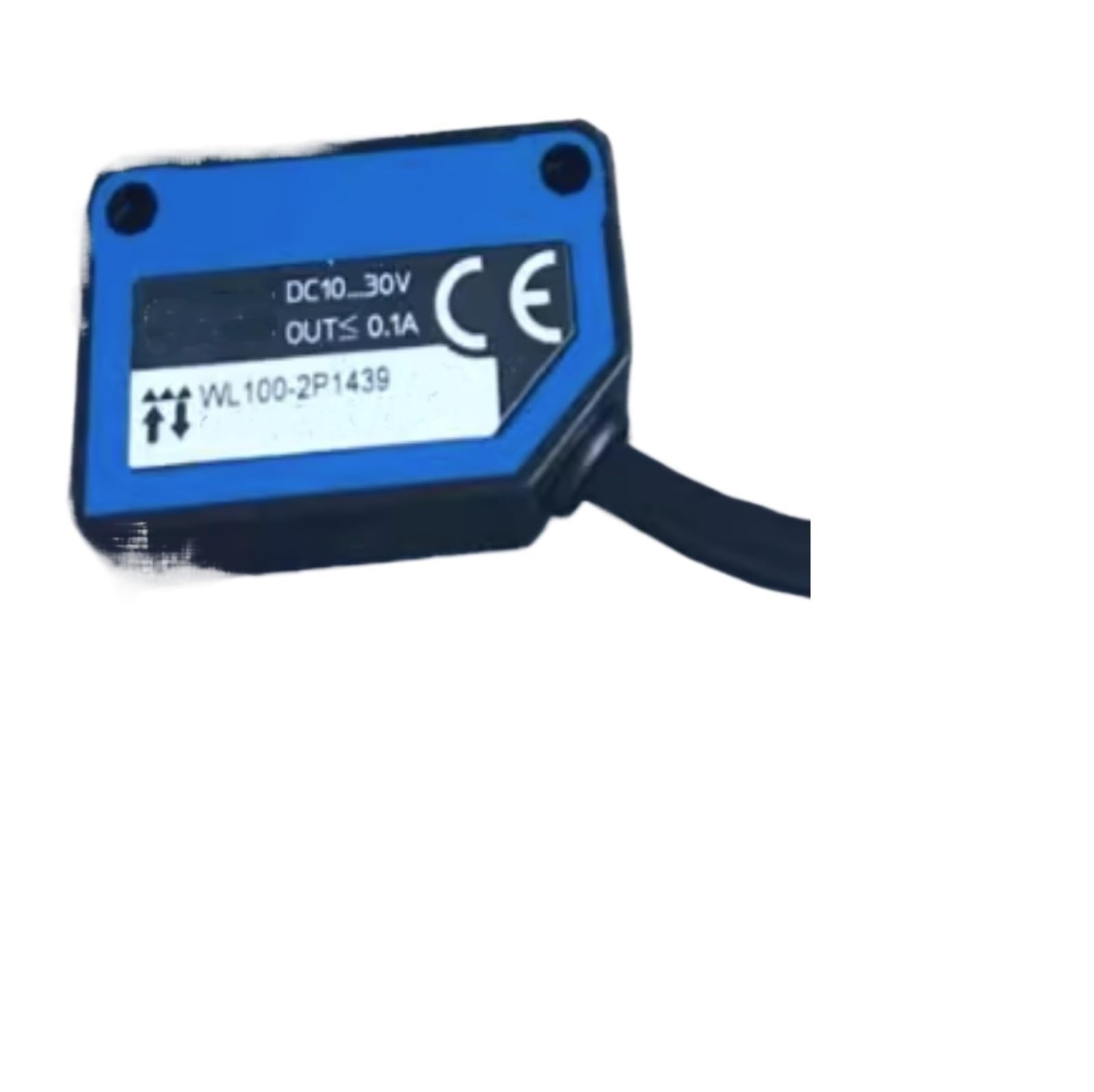 Sensor de interruptor WL100-2P1439 miniatura fotoeléctrico con salida PNP y conexión de 3 hilos