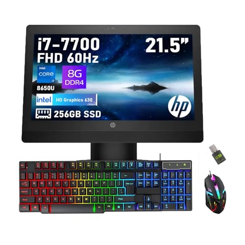 HP ProOne 600 G3 All in One Desktop Computer, FHD 21.5