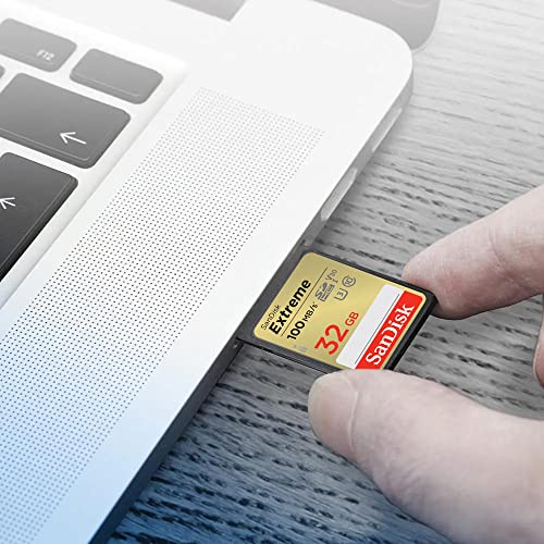 Cartão de Memória Sd 32gb Cartão Sd Extreme Velocidade de Leitura de até 100Mbs Classificação de Vel