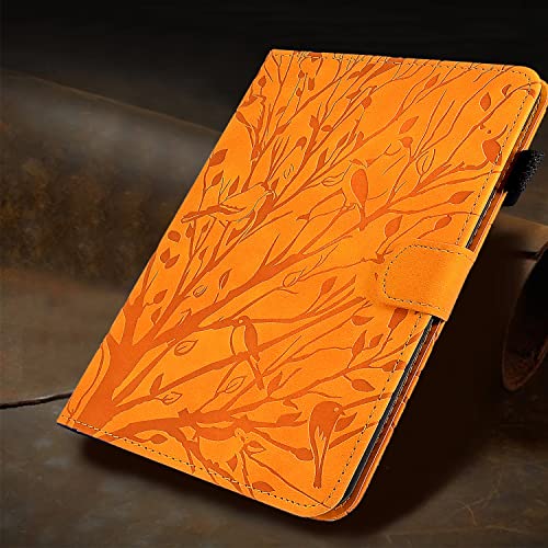 Coque Lenovo Pad 2022 11.2" anti-rayures orange avec support multi-angle stable - 7