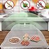 Cloches Alimentaires Anti-insectes Pliables - Lot De 4, 43x43x20 Cm, Pour Jardin, Camping, Buffet