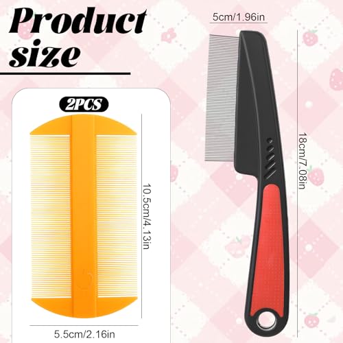 3 Piezas Peines para Caspa Dandruff Comb Remover miniatura 2