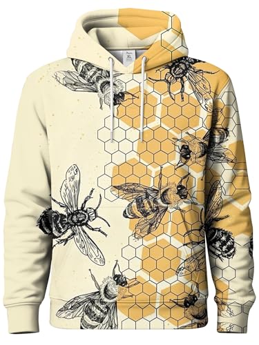 Image of PAGYMO Graphic Hoodies for Men Funny Novelty Pullover Hooded Sweatshirt | Funny 3D print, cool novelty design, colorful pattern, mens graphic pullover hoodie, sarcastic style, funky winter fashion