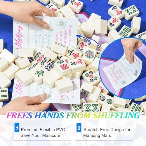 Mahjong Shuffler Cards 4 PCS Accesorios para Mahjong miniatura 2