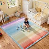 jxgzyy Kinder-Spielmatte, 3 cm Dicker Memory-Schaum-Spielpen-Matte mit...
