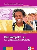  DaF Kompakt - Nivel A2 - Libro del alumno + Cuaderno de ejercicios + CD: Kurs- und Ubungsbuch