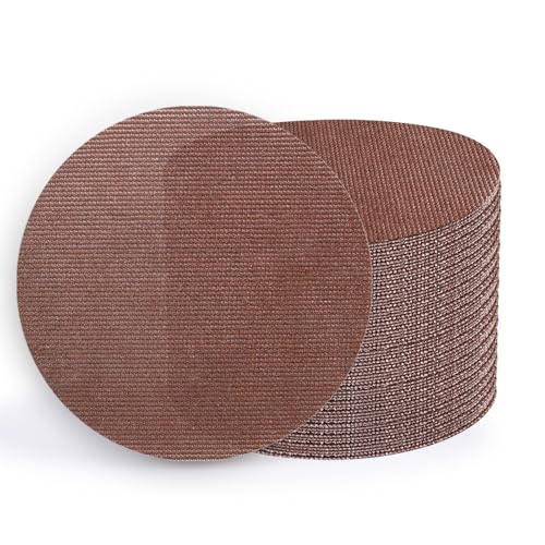 Image of 50 Pcs 6 Inch Mesh Sanding Disc for Random Orbital Sander 80 Grit