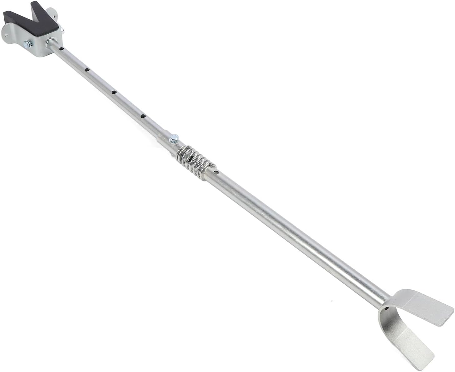 Adjustable Boat Transom Saver Heavy Duty Outboard Motor Support Bracket with Spring Secure Engine Roller for Boat Trailers 20.28 to 28.94in Metal