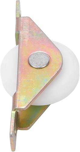 Miniatura 8 de Rodillo de puerta de armario de bajo ruido, polea deslizante de 1.181 in de diámetro, rodillo de rueda de nailon para puertas correderas, polea de