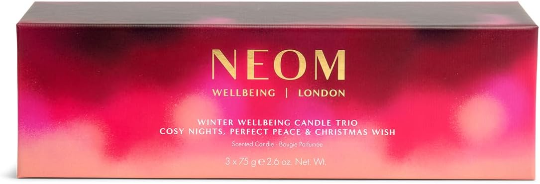 NEOM- Winter Wellbeing Candle Trio Gift Set