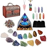 [CHAKRA STEINE SET] Da es sich um natürliche und einzigartige Heilkristallsteine ​​handelt, können sie im Aussehen leicht variieren. Wir sind bestrebt, qualitativ hochwertige, verantwortungsvoll abgebaute, rein natürliche Kristalle zu beschaffen und niemals synthetische Alternativen zu verwenden.