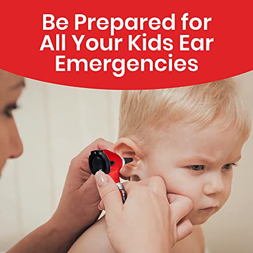 Zyrev Zetalife Otoscope - Ear Scope With Light, Ear Infection Detector, Pocket Size (Red Color) #TOP2