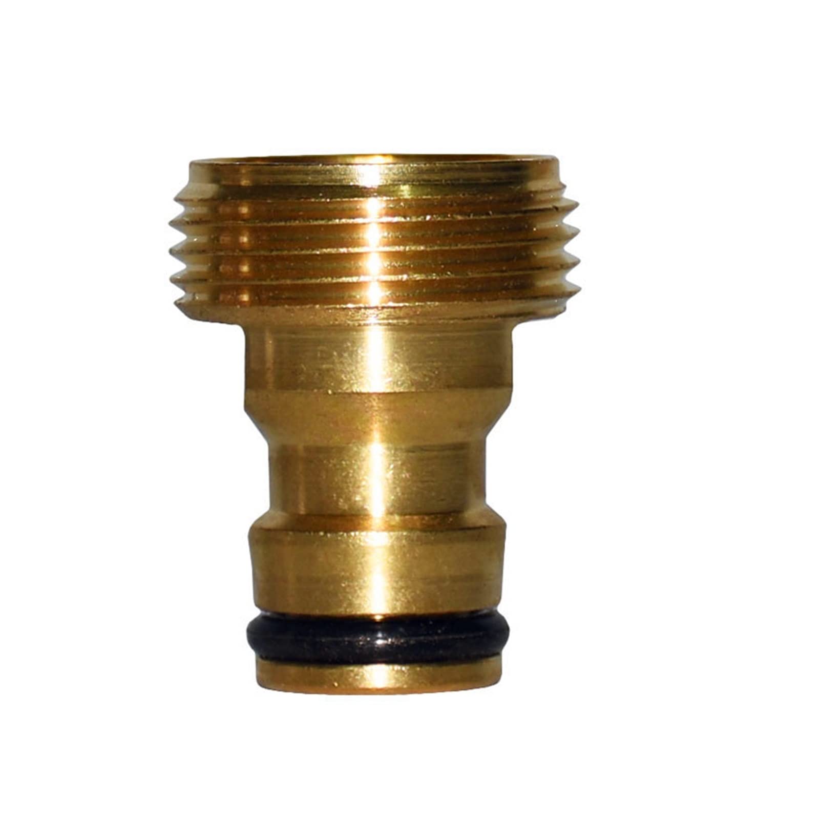 Raccordo Pera ad Acqua Spray da 3/4" in Ottone, Connettore Maschio, Connettore Filettato da 3/4", Connettore per Rubinetto Autolavaggio in Ottone, 10 Pezzi/Nero/3/4''